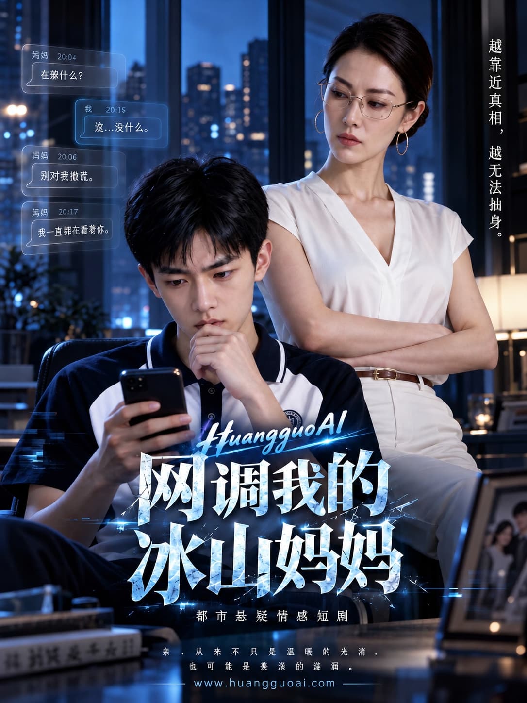 网调我的冰山妈妈短剧封面