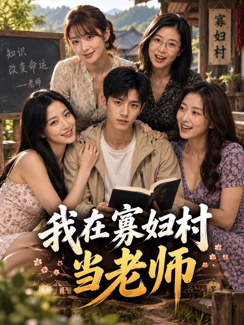 我在寡妇村当老师短剧封面